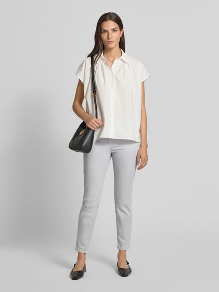 Luisa Cerano Slim Fit Jeans im 5-Pocket-Design Silber 1