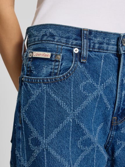 Calvin Klein Jeans Loose Fit Jeans mit 5-Pocket-Design Marine 3