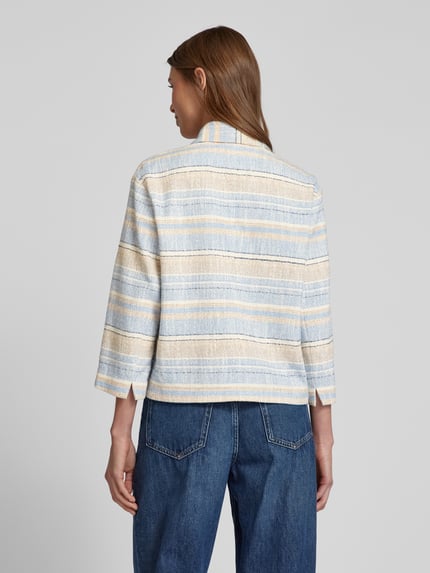 White Label Blazer met opgestikte zakken Bleu - 5