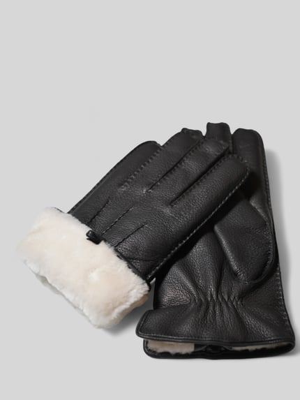 Akaroa Handschuhe mit Lammfell Modell 'BEN' Black 3