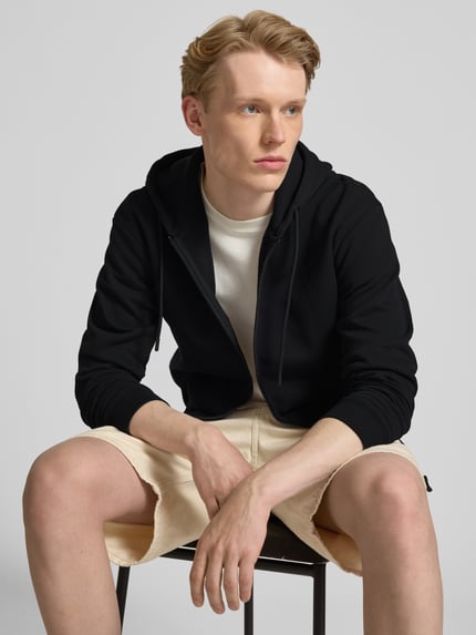 JACK & JONES Sweatjacke mit Kapuze Modell 'BRADLEY' Black 3