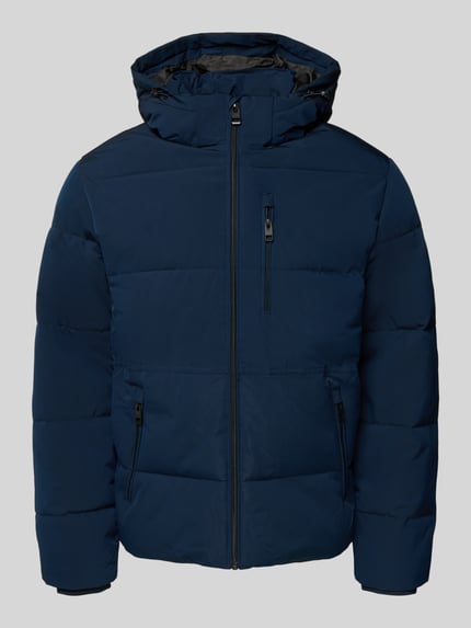 JACK & JONES Steppjacke mit Reißverschlusstaschen Modell 'OWEN' Dunkelblau 2