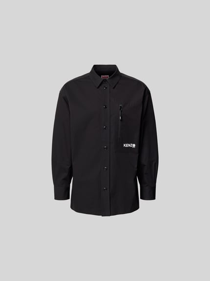 Kenzo Freizeithemd mit Knopfleiste Black 2