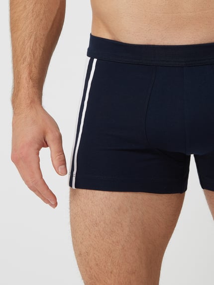 SCHIESSER Trunks met stretch in set van 3 Donkerblauw - 3
