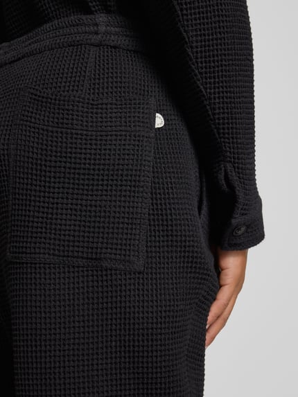 ROTHOLZ Relaxed fit stoffen broek met structuurmotief Zwart - 3