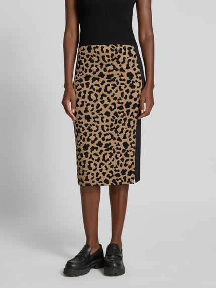 Marc Cain Midirock mit elastischem Logo-Bund Black 4