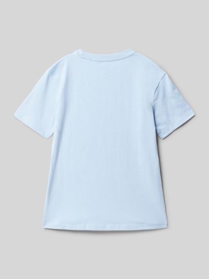 Karl Kani T-shirt z nadrukiem z logo Błękitny 3