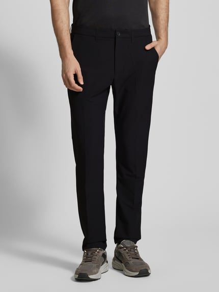 BOSS Green Stoffen broek met Franse steekzakken Zwart - 4