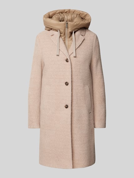 CINQUE Lange jas met reverskraag, model 'MIRCALE' Beige - 2