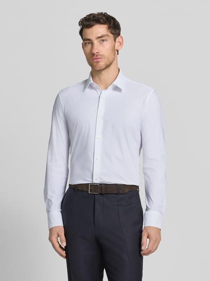 BOSS Slim Fit Businesshemd mit Kentkragen Modell 'P-HANK-S' Weiss 4