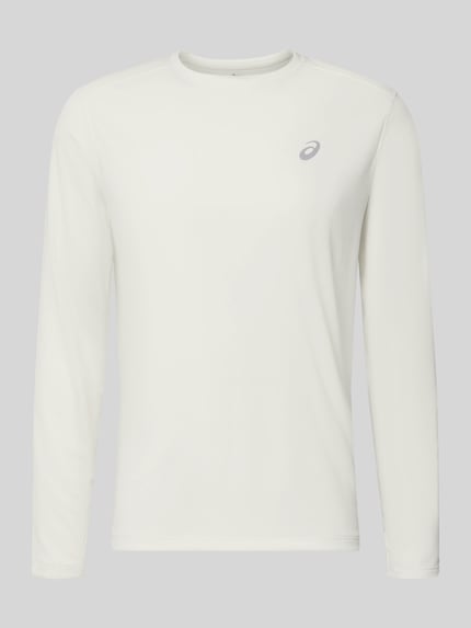 Regular Fit Langarmshirt mit Logo-Print Shop The Look MANNEQUINE