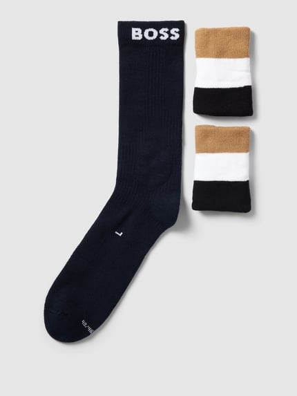 BOSS Socken und Schweißbänder im Set Rot 1