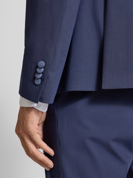 MCNEAL Marynarka na 2 guziki o kroju slim fit z kieszenią z patką Granatowy 3