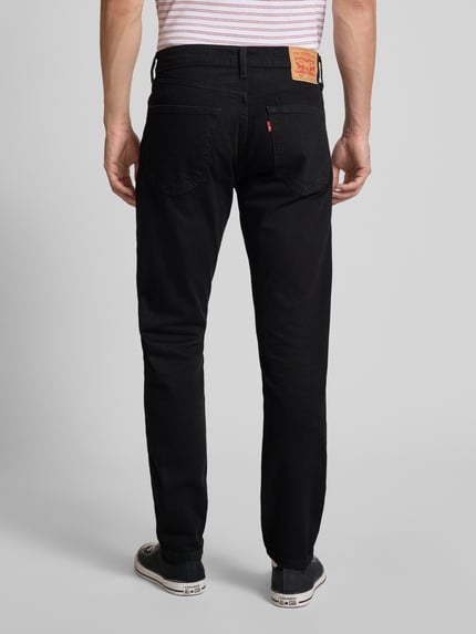 Levi's® Jeansy o kroju slim fit z mieszanki bawełny z naszywką z logo model ‘515’ Czarny 5