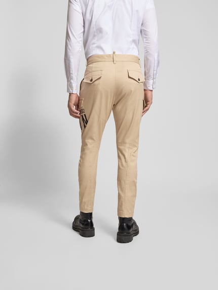 Dsquared2 Cargohose mit Label-Print Beige 5