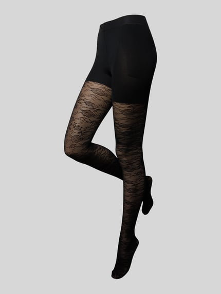MAGIC Bodyfashion Panty in semi-transparant design Black - 1