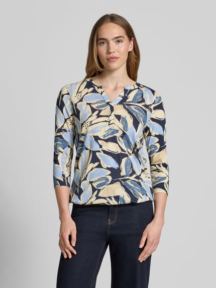 Soyaconcept Regular fit tuniekblouse van viscosemix, model 'Felicity' Lichtblauw - 4