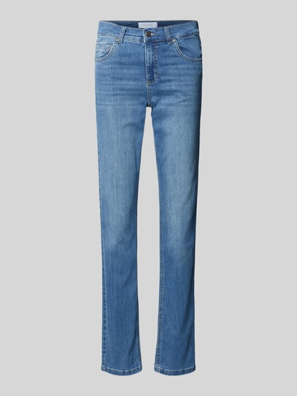 ANGELS Slim Fit jeans in 5-pocketdesign model 'CICI' Blauw - 2