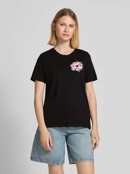 s.Oliver RED LABEL Regular fit T-shirt van puur katoen BLACK - 4