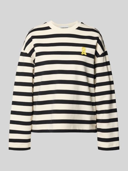 ARMEDANGELS Bluza o kroju oversized z czystej bawełny model 'FRANKAA BOLD' Czarny 2