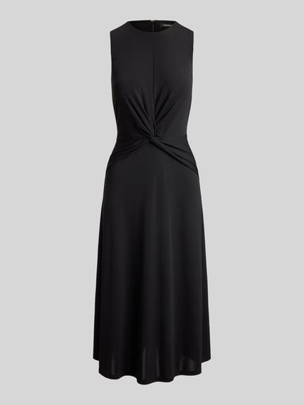 Lauren Ralph Lauren Jurk met knoopdetail in de taille BLACK - 2
