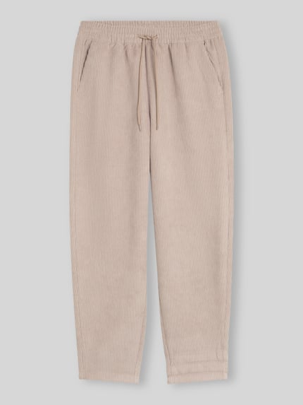 Tom Tailor Denim Barrel Fit Cordhose mit Tunnelzug Beige 2