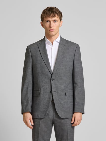 Christian Berg Men Comfort Fit Sakko mit Viskose-Anteil Anthrazit 4