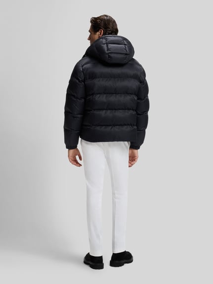 BOSS Regular Fit Daunenjacke mit abnehmbarer Kapuze Marine 5