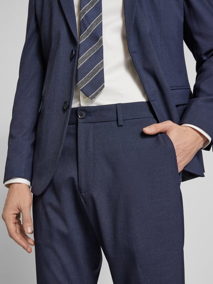 s.Oliver BLACK LABEL Pantalon met steekzakken, model 'Pure' Blauw - 3
