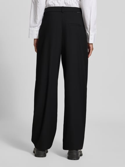 Marc O'Polo DENIM Regular Fit Barrel Leg Hose mit Wickelbund Black 5