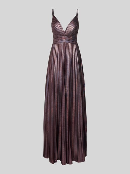 unique Abendkleid mit Herz-Ausschnitt Rose Melange 2