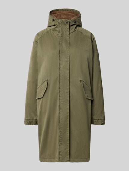 Blonde No. 8 Parka z kapturem i kieszenie z patką model 'EMMA' Khaki 2
