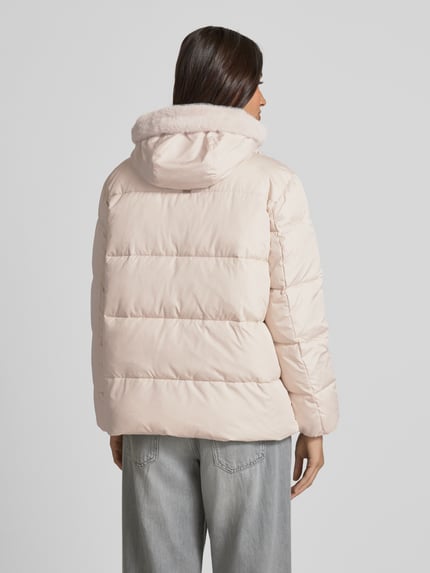 White Label Gewatteerd jack met capuchon Camel - 5
