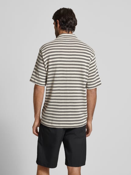Strellson Regular Fit Freizeithemd mit Allover-Muster Modell 'CLIRO' Black 5