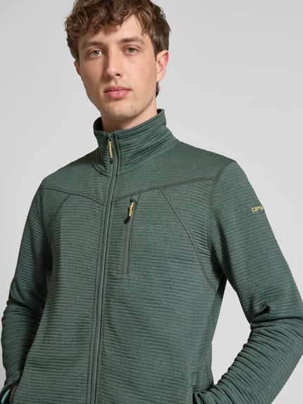 Icepeak Fleecejack met ritszakken model 'BERTHOLD' Flessengroen - 3