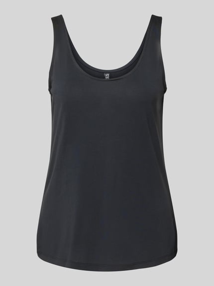 PIECES relaxed fit tank top van modalmix model 'KAMALA' Zwart - 2