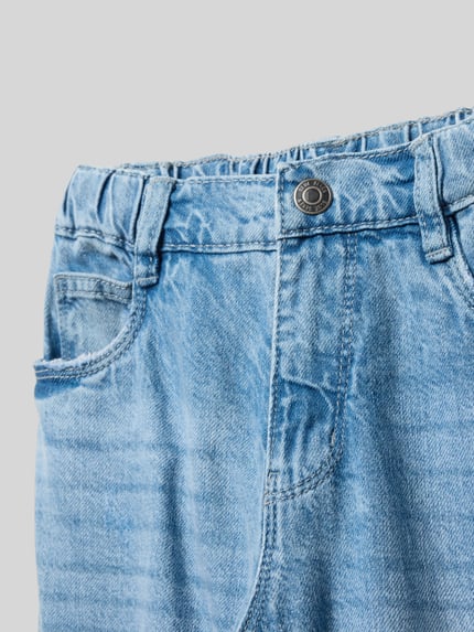 Blue Seven Jeansy o kroju straight fit z częściowo elastycznym pasem Niebieski 2