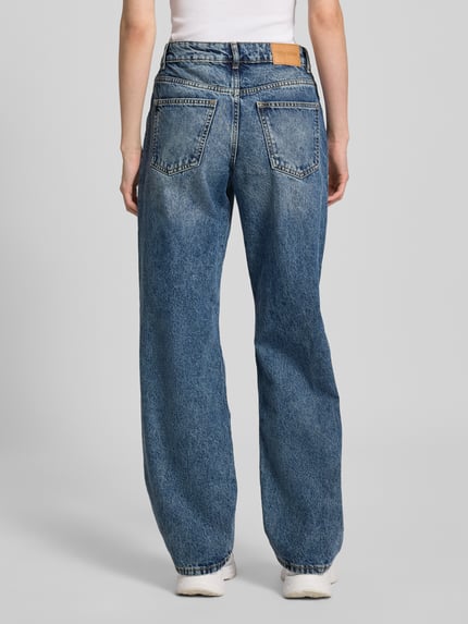 REVIEW Straight Leg Jeans im Destroyed-Look Blau 5