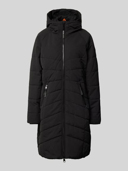ragwear Płaszcz pikowany z dwustronnym zamkiem błyskawicznym model ‘Dizzie’ BLACK 2