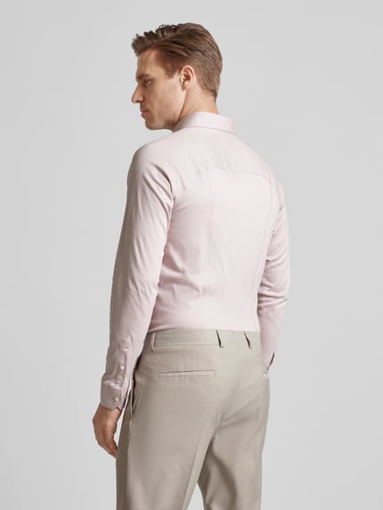 DESOTO Slim Fit Businesshemd aus Baumwolle Altrosa 5