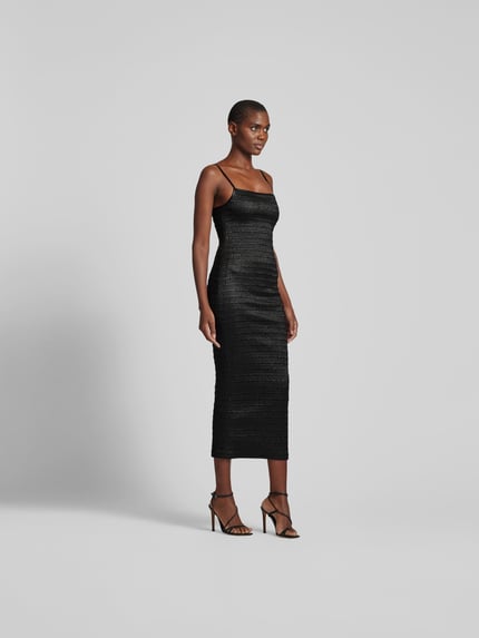 Nanushka Midijurk in lederlook Zwart - 1