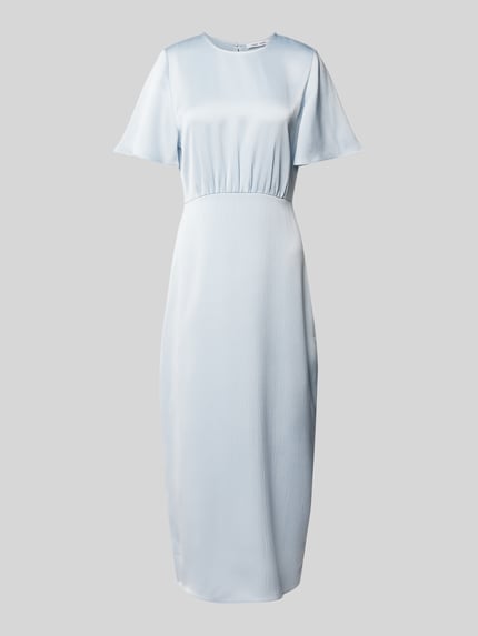 Samsøe Samsøe Maxi-jurk met ronde hals, model 'LUCINDY' Lichtblauw - 2