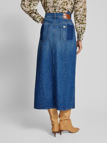Weekend Max Mara Jeansrok in 5-pocketmodel, model 'GESSO' Blauw - 5