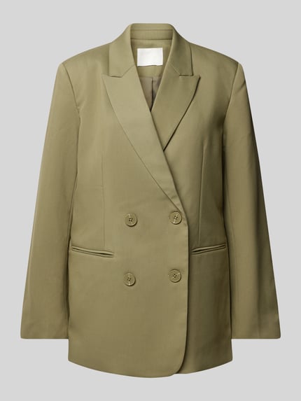 LeGer Żakiet z kołnierzem z połami model ‘Anian’ Khaki 2