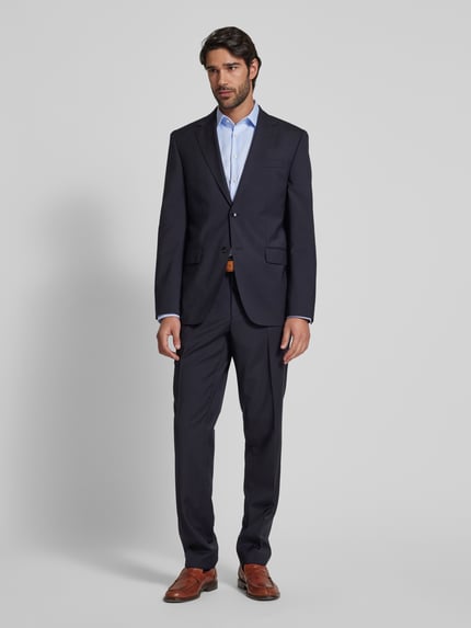BOSS 2-knoops colbert met reverskraag, model 'Jeckson' Marineblauw - 1