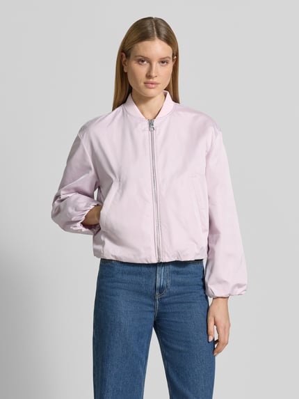 Marc O'Polo regular fit blouson met baseballkraag Lichtroze - 4