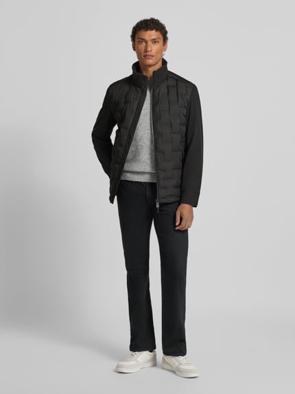 Strellson Regular Fit Steppjacke mit Stehkragen Modell 'AVIO FLEX 2.0' Black 1