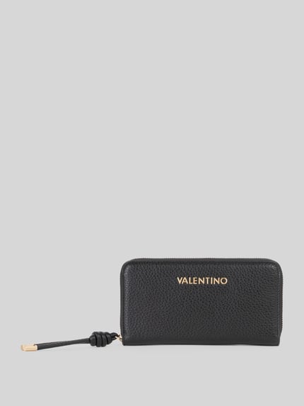 Valentino Bags Portemonnaie mit Label-Schriftzug Modell 'SAPHIRA' Black 1