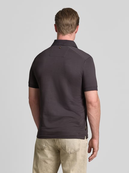 PME Legend Slim Fit Poloshirt mit Label-Detail Anthrazit 5