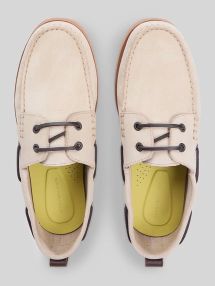 Tommy Hilfiger Loafersy z naturalnej skóry Beżowy 3